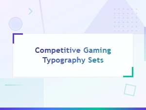 Free Esports Font Combos for Competitive Gaming Typography Sets